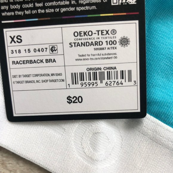 TOMBOYX Racerback Bra - Blue New with Tags size Small - Picture 5 of 5